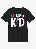 Marvel Spider-Man Birthday Kid Spider Gwen Portrait Youth T-Shirt