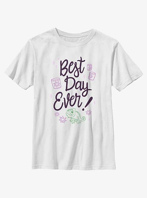 Disney Princesses Tangled Best Day Ever Pascal Youth T-Shirt