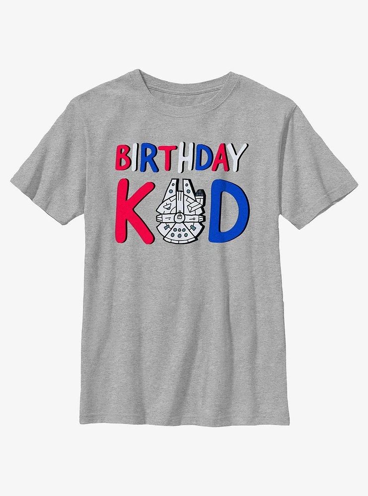 Star Wars Millennium Falcon Birthday Kid Youth T-Shirt