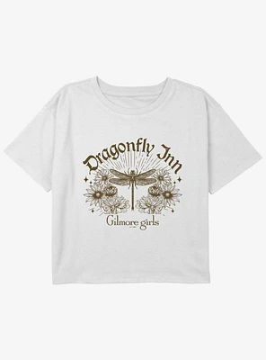 Gilmore Girls Dragonfly Inn Antique Youth Boxy Crop T-Shirt