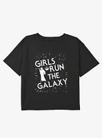 Star Wars The Rebel Girl Me Youth Girls Boxy Crop T-Shirt