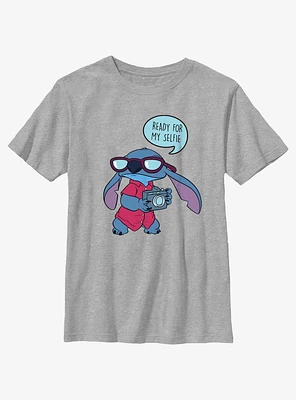 Disney Lilo & Stitch Ready For My Selfie Youth T-Shirt