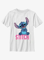 Disney Lilo & Stitch Sitting Name Youth T-Shirt