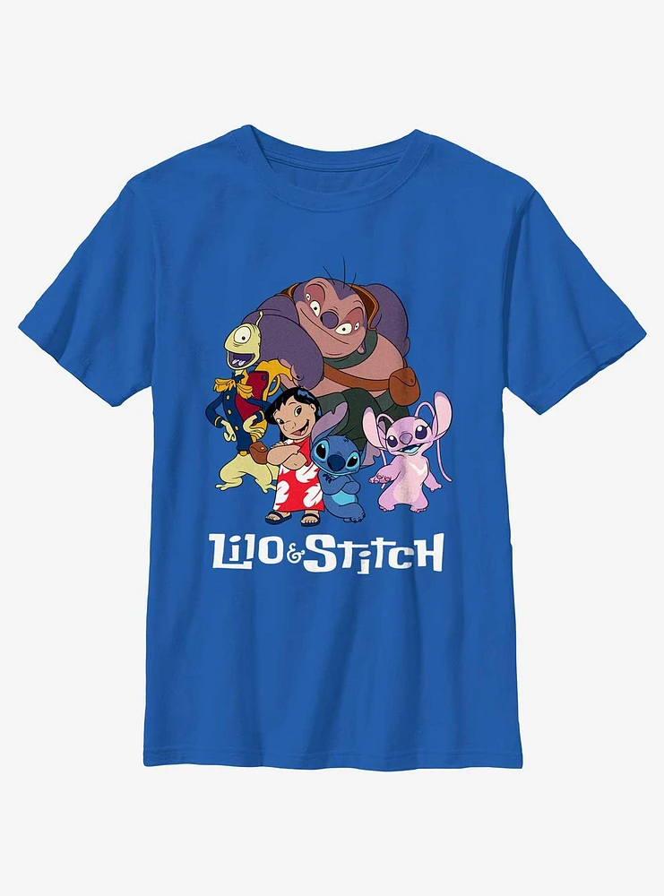 Disney Lilo & Stitch Family Photo Youth T-Shirt