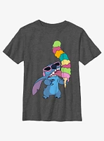 Disney Lilo & Stitch With Ice Cream Youth T-Shirt