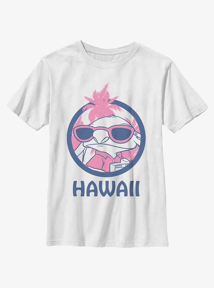 Disney Lilo & Stitch Hawaii Circle Portrait Youth T-Shirt