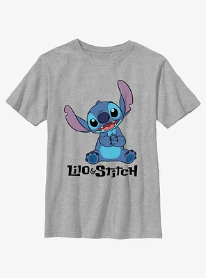 Disney Lilo & Stitch Sitting Logo Youth T-Shirt