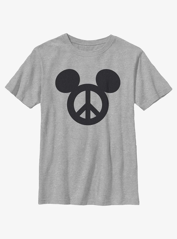 Disney Mickey Mouse Peace Symbol Youth T-Shirt