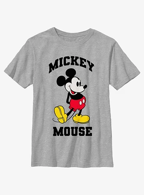 Disney Mickey Mouse Portrait Stance Youth T-Shirt