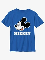 Disney Mickey Mouse Head Icon Outline Youth T-Shirt