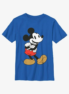 Disney Mickey Mouse Smiling Stance Youth T-Shirt