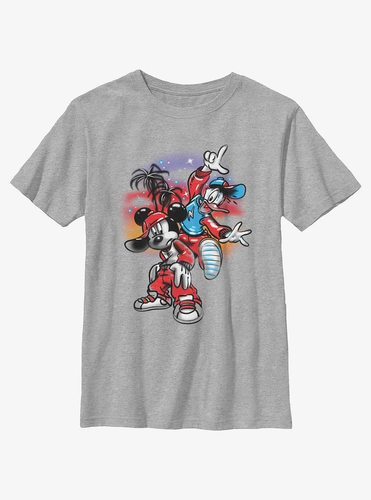 Disney Mickey Mouse Airbrush & Donald Youth T-Shirt