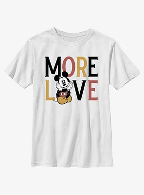 Disney Mickey Mouse More Love Youth T-Shirt