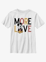 Disney Mickey Mouse More Love Youth T-Shirt