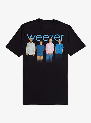 Weezer Blue Album Band Photo T-Shirt