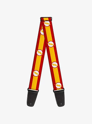 DC Comics The Flash Logo Stripe Guitar Strap