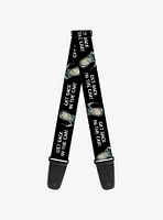 Rick and Morty Rick Get Back In the Car Pose Guitar Strap