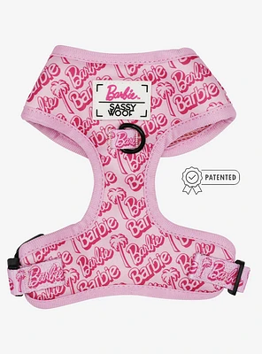 Barbie x Sassy Woof Malibu Adjustable Dog Harness