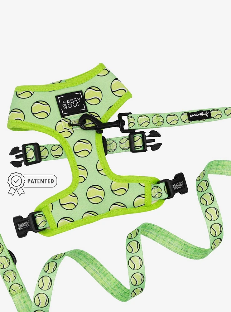 Sassy Woof Serving Up Sass Dog Harness and Leash Bundle