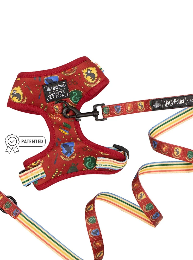 Harry Potter x Sassy Woof Dog Harness and Leash Bundle