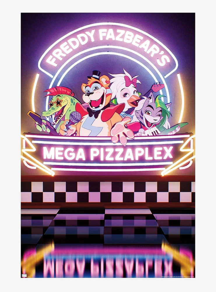 Five Nights At Freddy's Mega Pizzaplex Poster