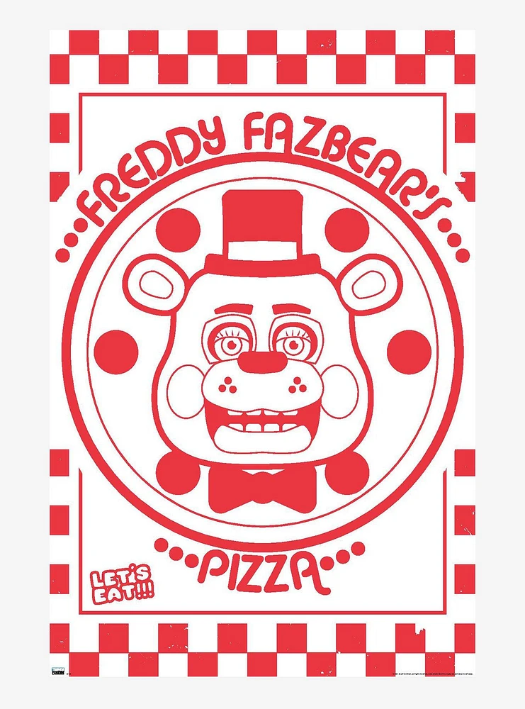 Five Nights At Freddy's Pizza Box Poster