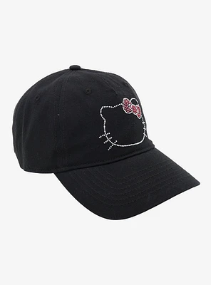 Hello Kitty Rhinestone Dad Cap