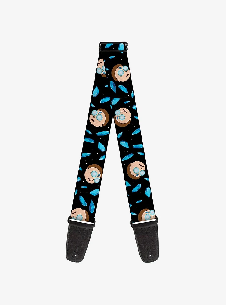 Rick and Morty Death Crystals Morty Expression Guitar Strap