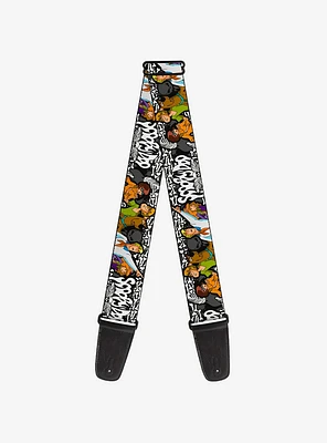 Scooby-Doo! Group Pose Bones Guitar Strap