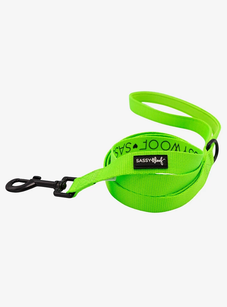 Sassy Woof Neon Green Dog Leash