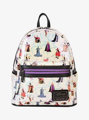 Loungefly Disney Villains Iridescent Mini Backpack