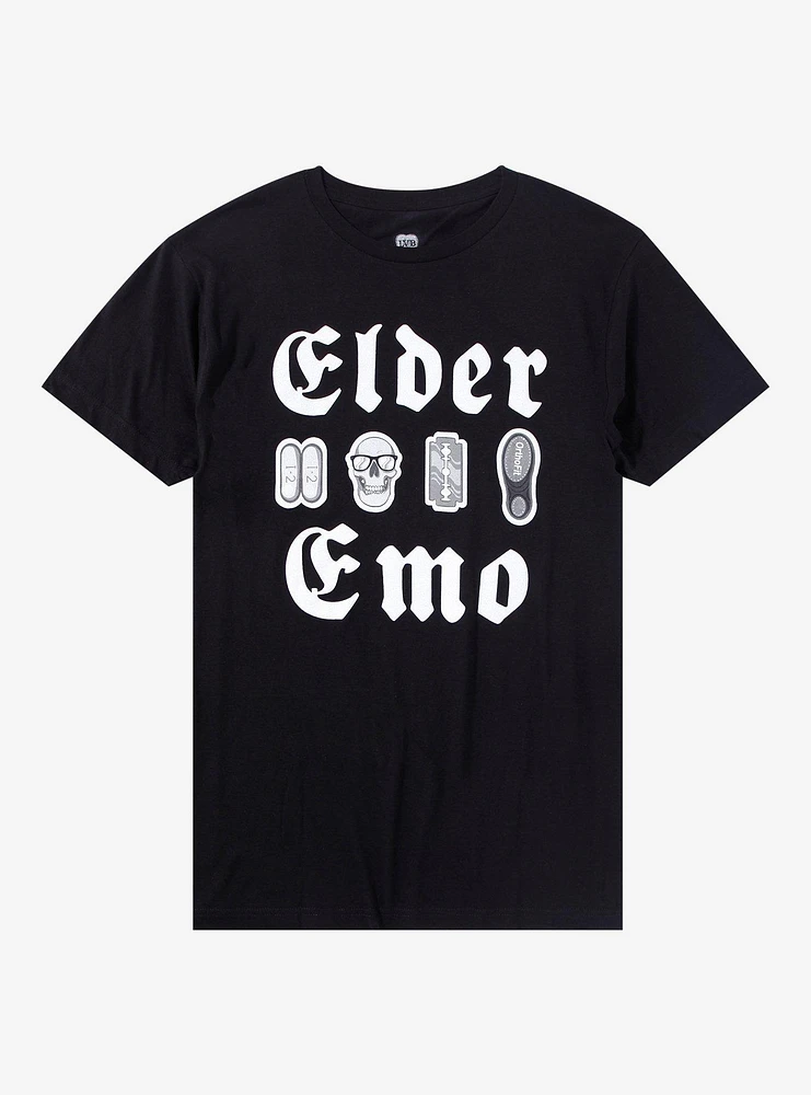 Elder Emo Icons T-Shirt By LVB Art