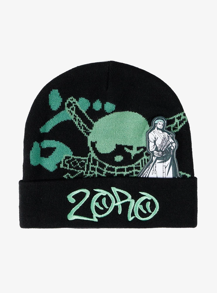 One Piece Zoro Graffiti Beanie