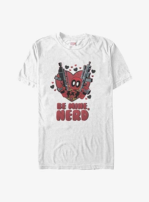 Marvel Deadpool Be Mine Nerd Big & Tall T-Shirt