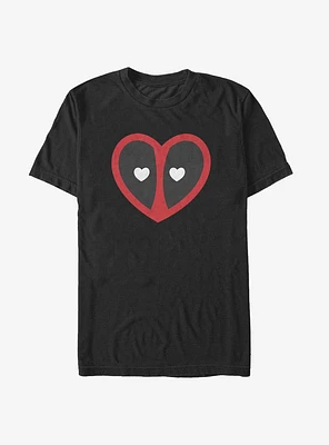 Marvel Deadpool Heart Head Big & Tall T-Shirt