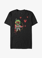 Star Wars Valentine's Day Boba Fett Cupid Big & Tall T-Shirt