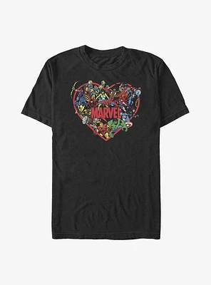 Marvel Avengers Hero Heart Big & Tall T-Shirt