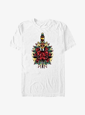 Dungeons & Dragons Dagger And Dice Big Tall T-Shirt