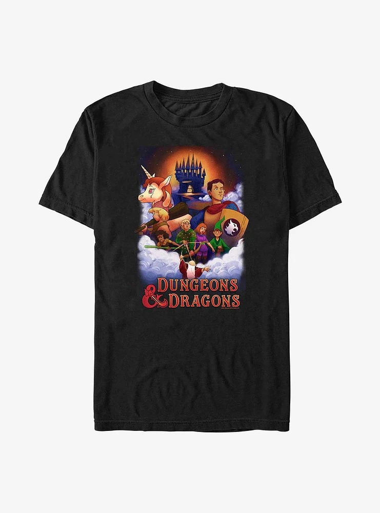 Dungeons & Dragons Characters Clouds Big Tall T-Shirt