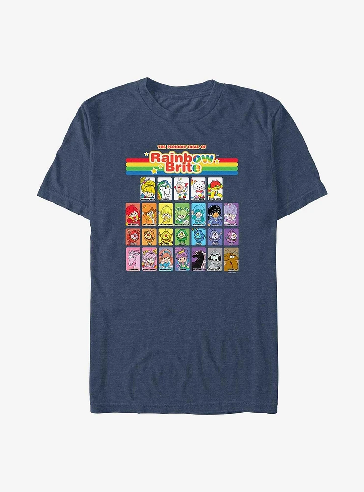 Rainbow Brite Table Of Color Big & Tall T-Shirt