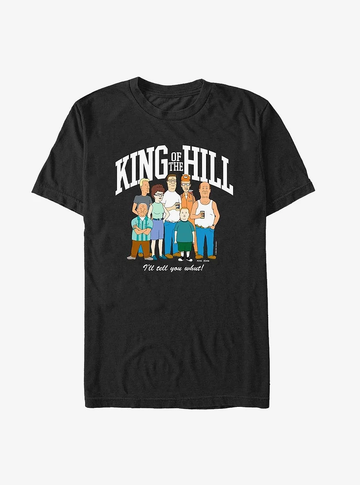 King of the Hill Group Lineup Women's Big & Tall T-Shirt