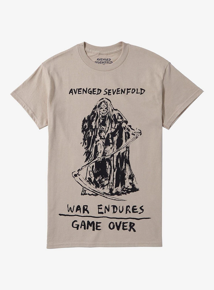 Avenged Sevenfold Game Over Boyfriend Fit Girls T-Shirt