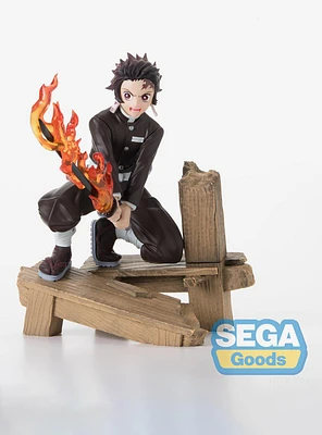 SEGA Demon Slayer: Kimetsu No Yaiba Tanjiro Kamado Swordsmith Village Arc Xross Link Statue