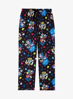 Sonic the Hedgehog Halloween Candy Allover Print Sleep Pants