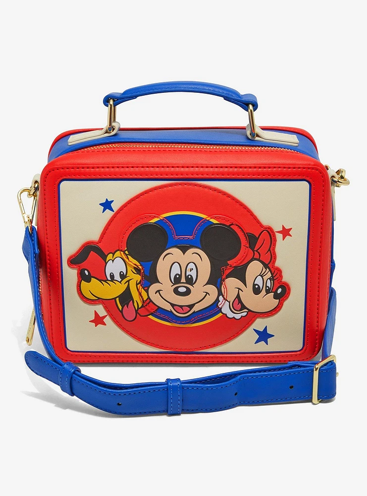 Loungefly Disney Mickey Mouse and Friends Classic Stars Crossbody Bag