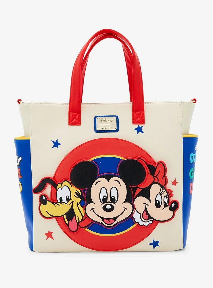 Loungefly Disney Mickey Mouse & Friends Classic Stars Tote Bag