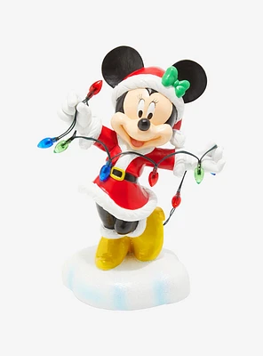 Disney Minnie Mouse Santa Light-Up Figure