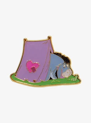 Loungefly Winnie the Pooh Eeyore Camping Tent Enamel Pin — BoxLunch Exclusive