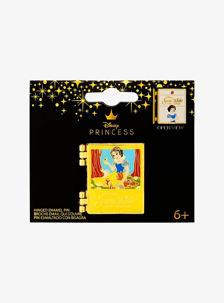 Loungefly Disney Snow White and the Seven Dwarfs Storybook Hinged Enamel Pin — BoxLunch Exclusive