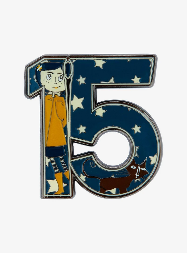 Loungefly Coraline 15th Anniversary Enamel Pin — BoxLunch Exclusive